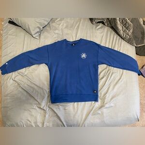 Converse Men's Blue Crewneck Sweater
